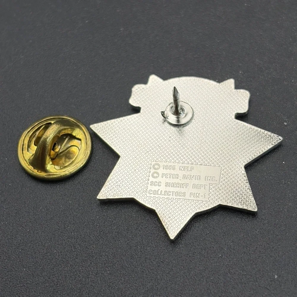 Super Bowl XIX‎ NFL Football Santa Clara County Sheriff Stanford Lapel Hat Pin